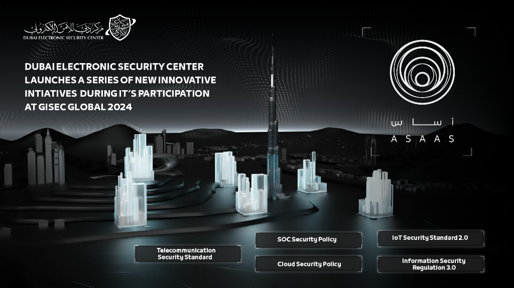 The Dubai Electronic Security Center launches a package of projects and policies at “GISEC Global 2024”